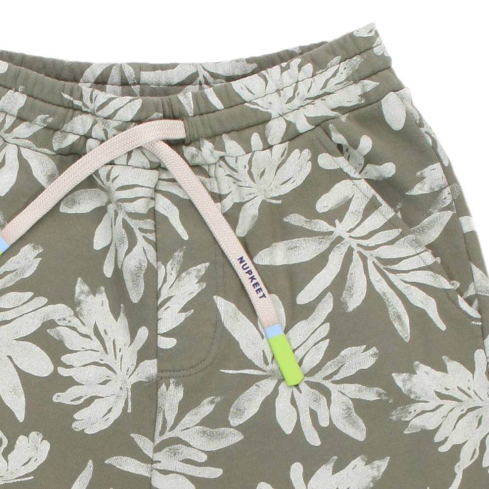 Nupkeet Bermuda Los Roques salvia in felpa Saldi Di Fabbrica