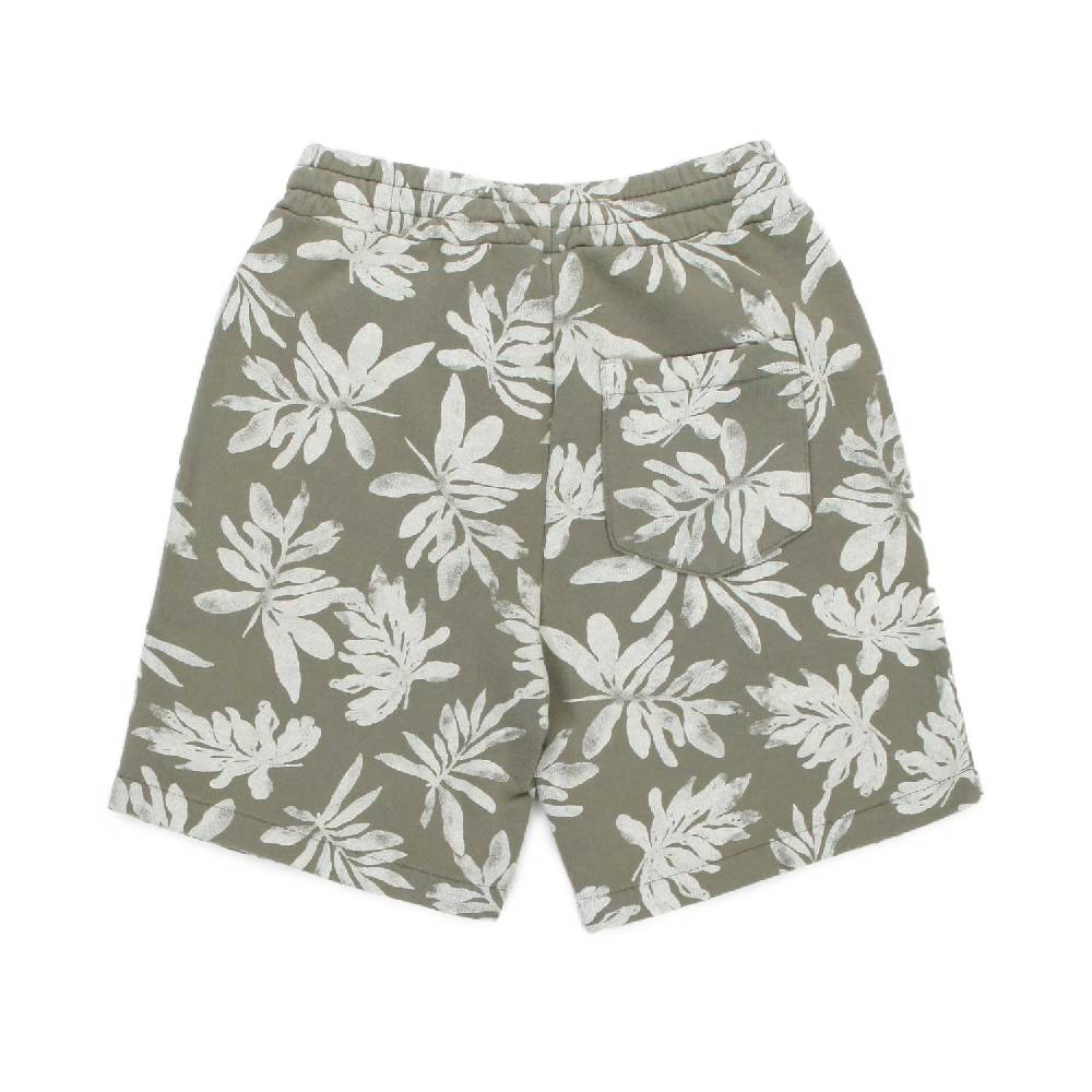 Nupkeet Bermuda Los Roques salvia in felpa Saldi Di Fabbrica