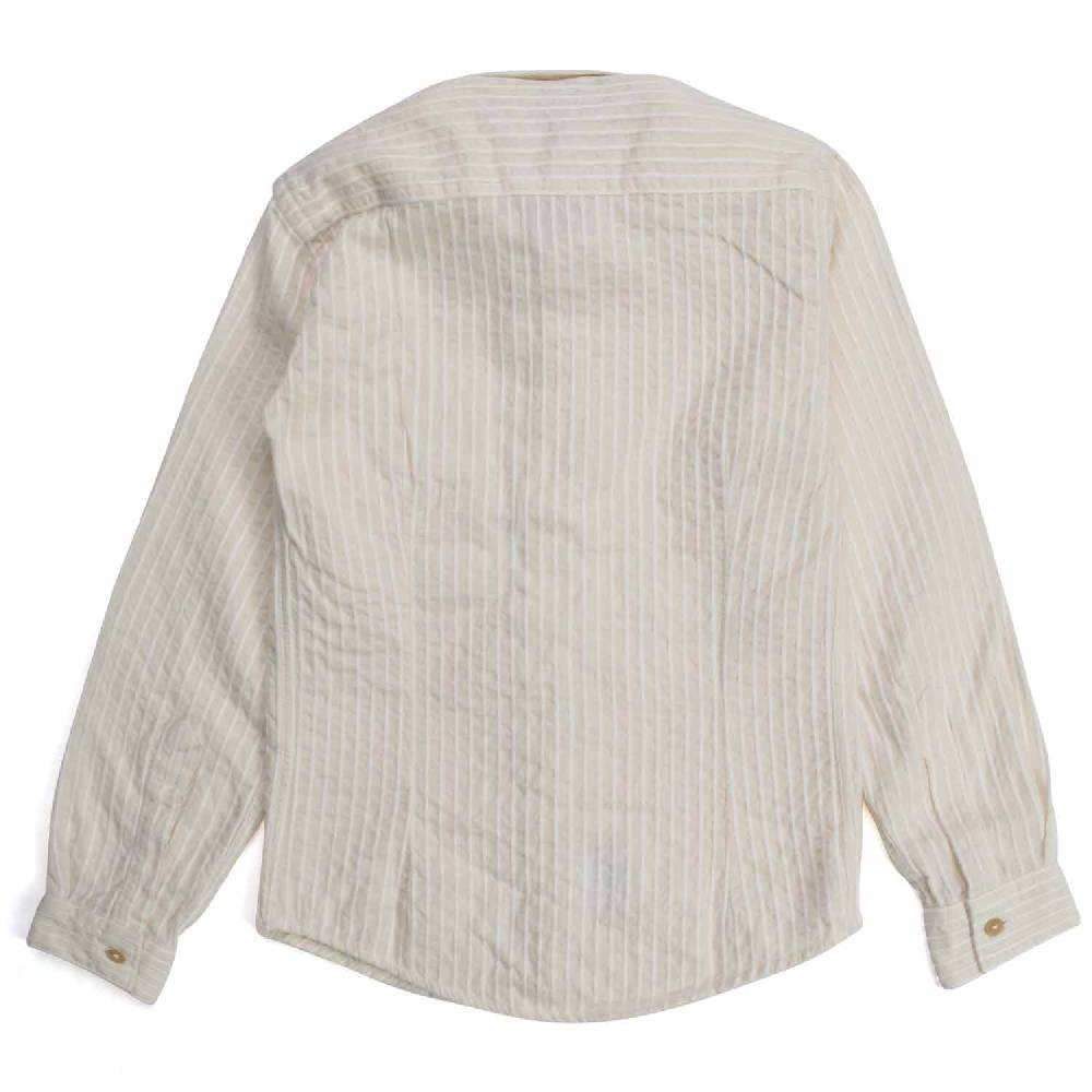 Nupkeet Iena ecru e panna – Camicia in mussola ricamata Pezzi Unici