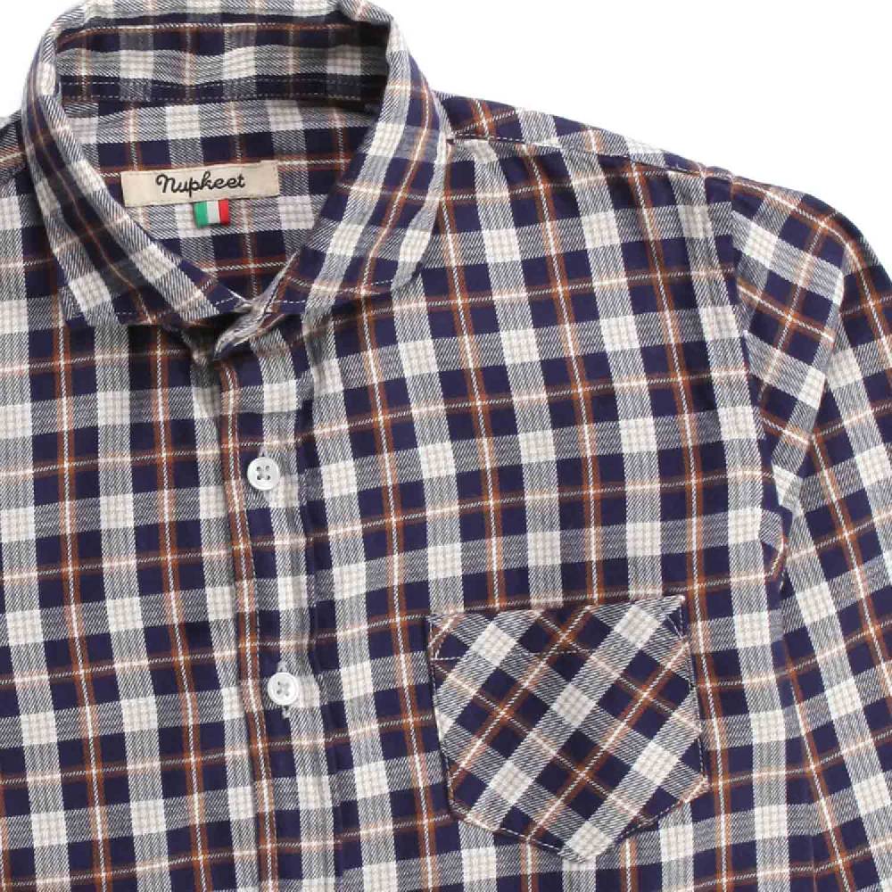 Nupkeet Falco a quadri – Camicia di flanella bambino e teen Soddisfazione Garantita