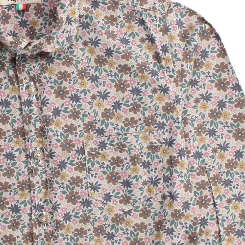 Nupkeet Geko a fiori – Camicia in popeline multicolor Negozi Online