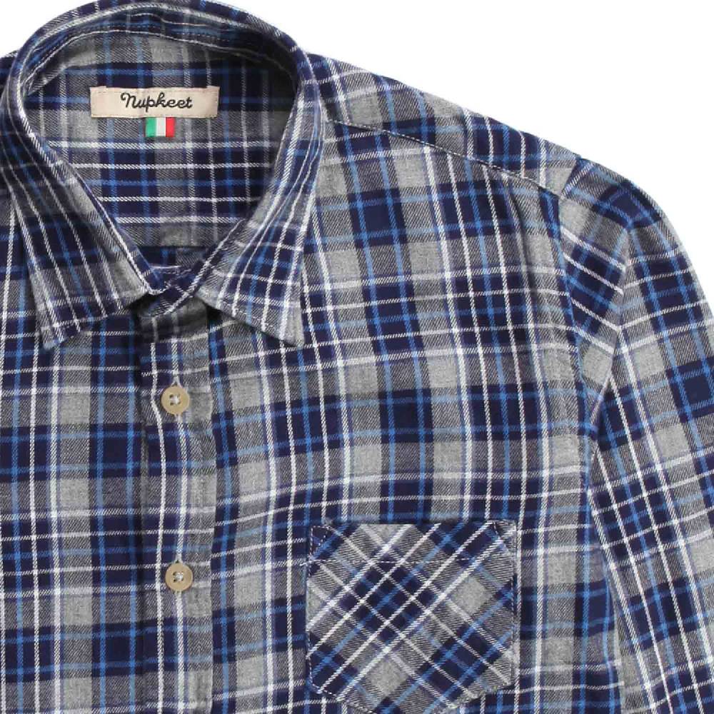 Nupkeet Daino check – Camicia in flanella multicolor Acquista Ora