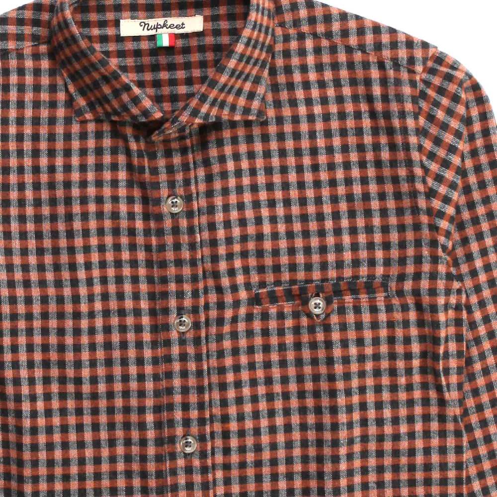 Nupkeet Ghiro a quadretti – Camicia in flanella multicolor Consegna Veloce
