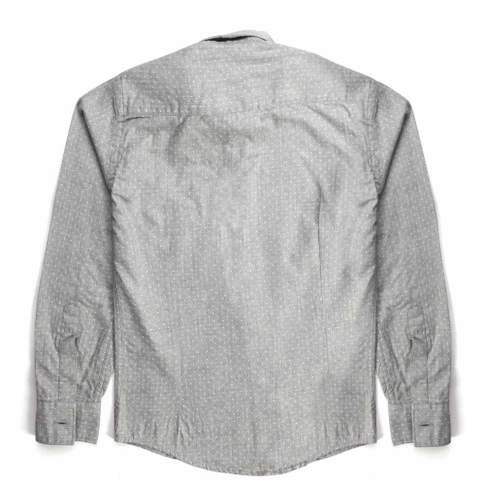 Nupkeet Cincillà a pois – Camicia in flanella grigia e bianca Shopping Online