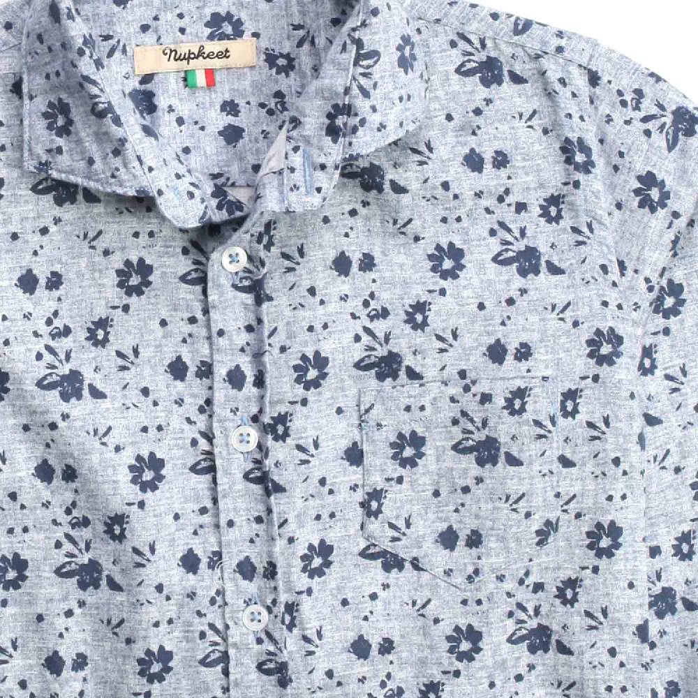 Nupkeet Murena azzurra – Camicia in flanella tartan Sottocosto