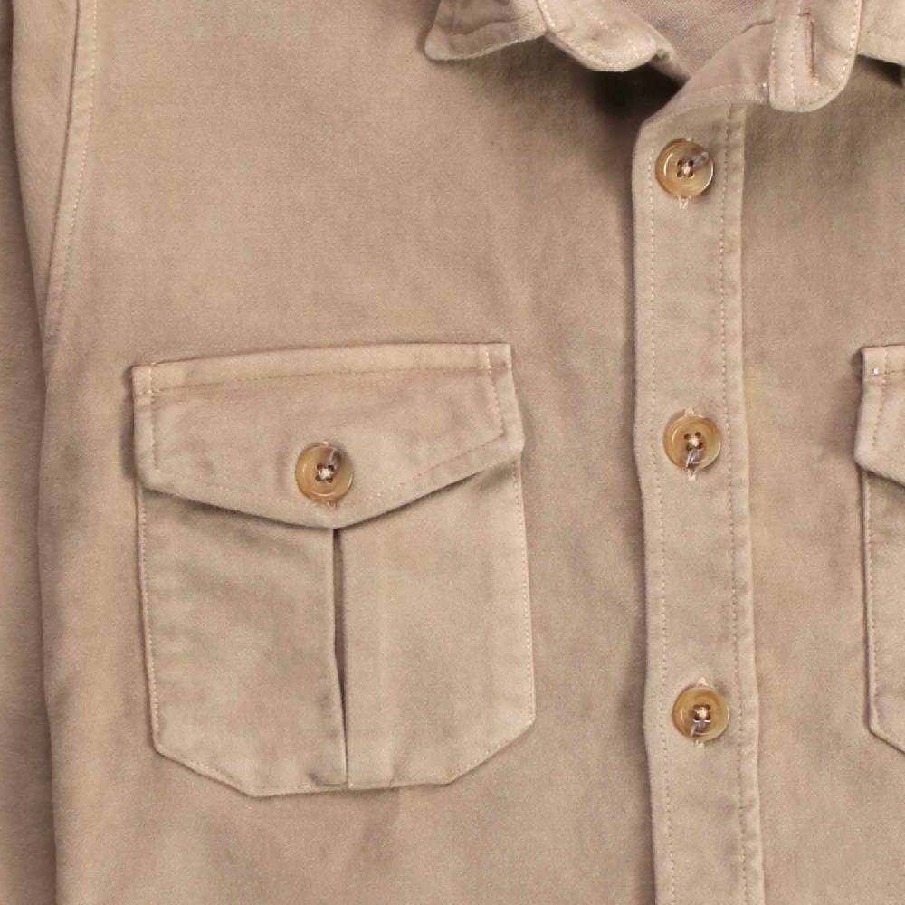 Nupkeet Canarino gianduia – Giacca a camicia in fustagno Novità