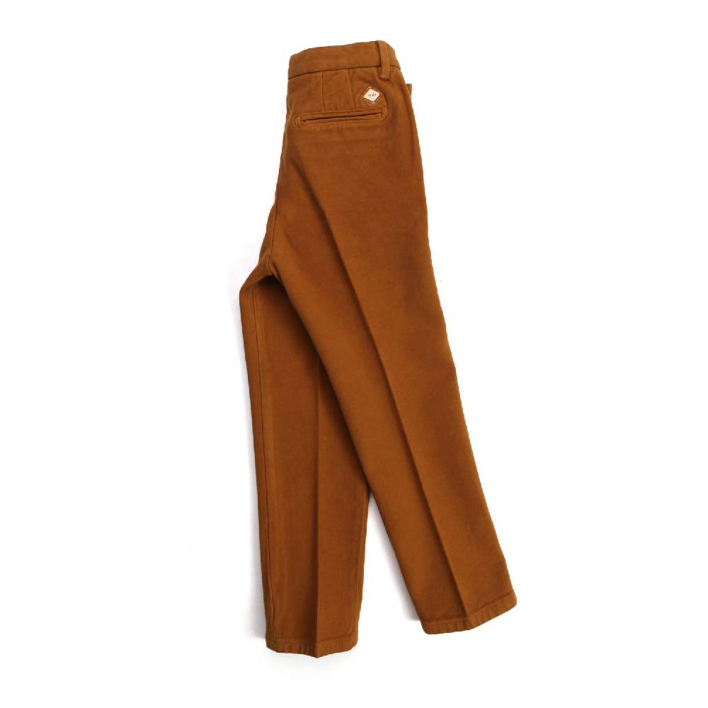 Nupkeet Gallo ocra – Pantalone fustagno bambino e teen Presa
