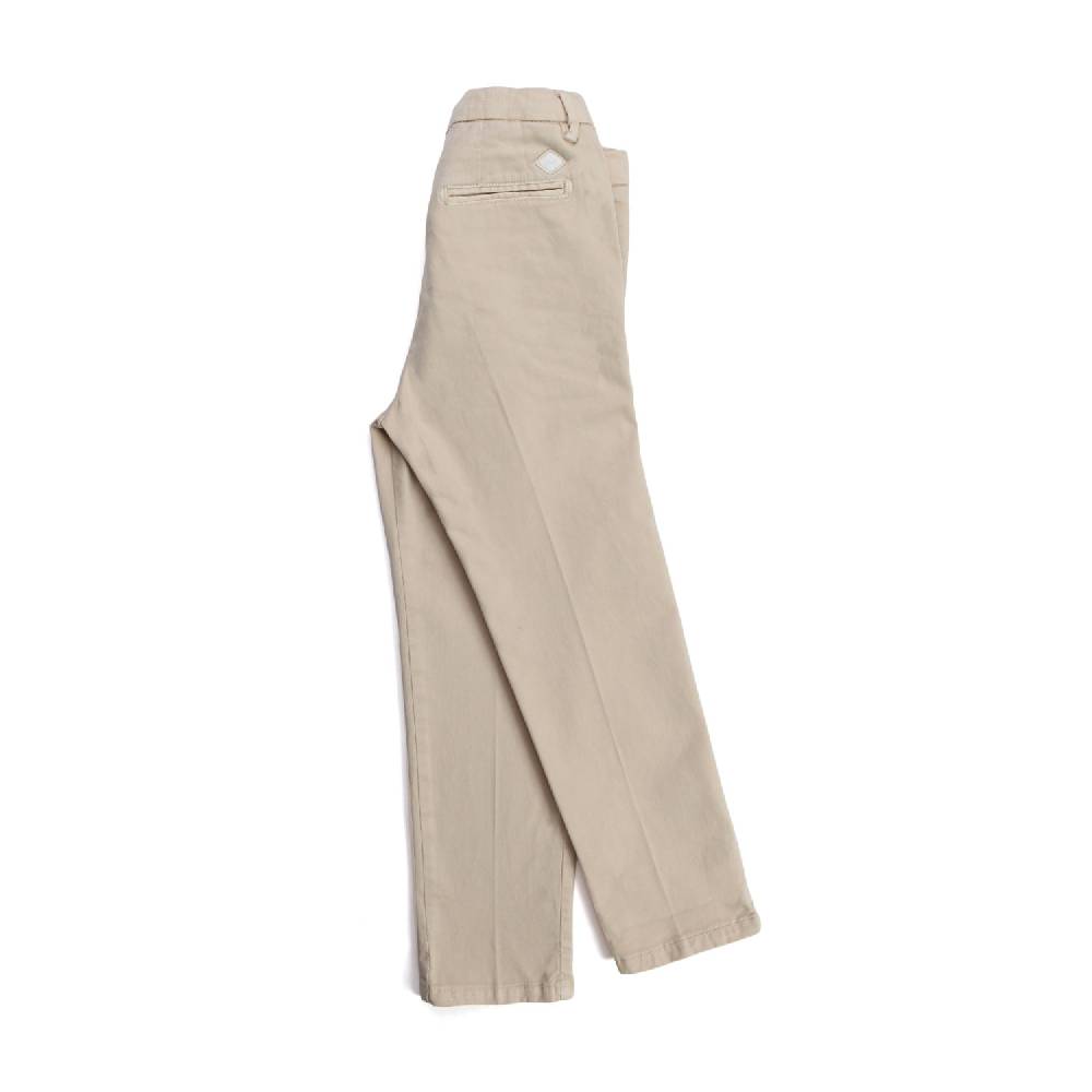Nupkeet Bufalo panna – Pantalone in gabardine bambino e ragazzo Online