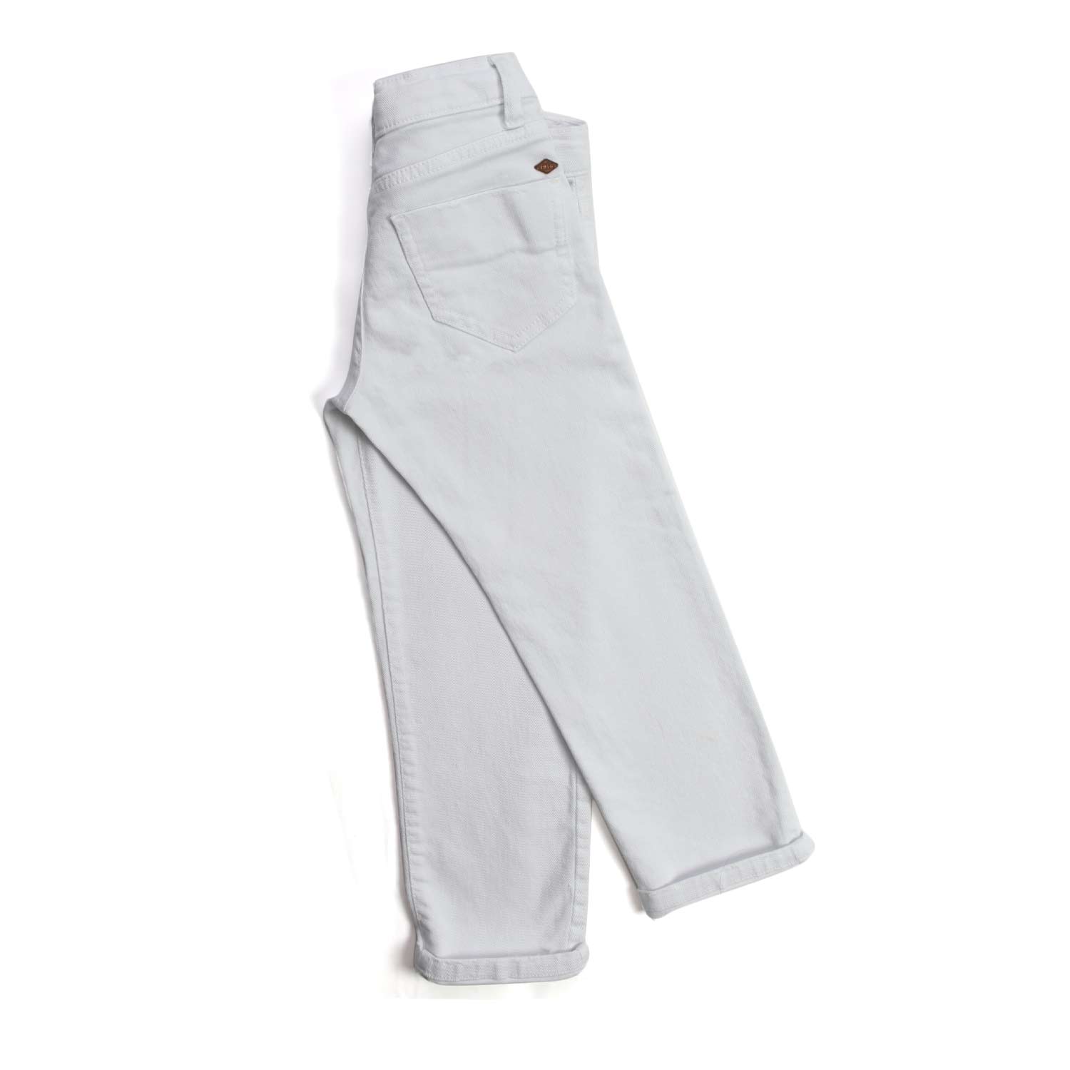 Nupkeet Biscia bianco – Pantalone 5 tasche bambino e teen Vendita Calda