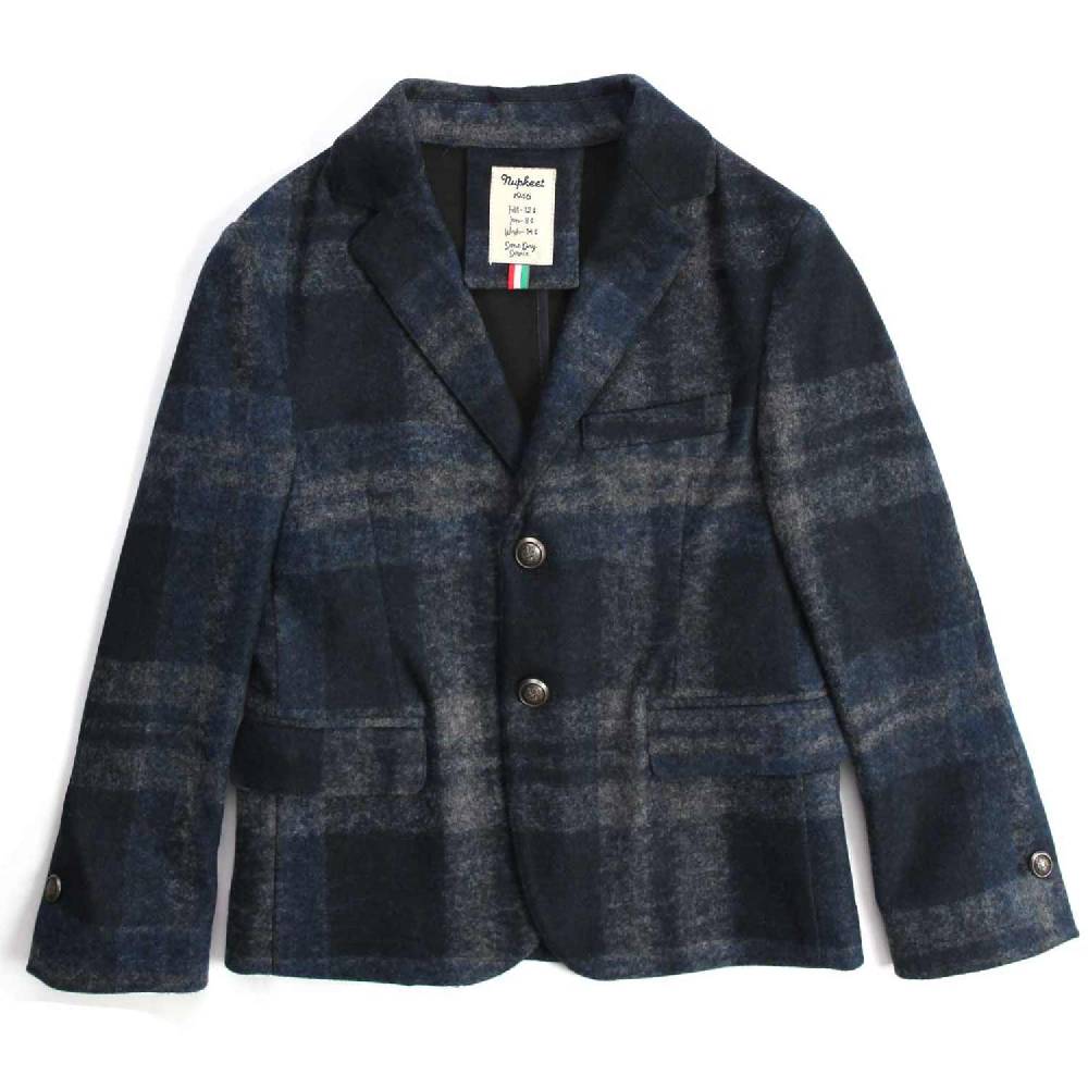 Nupkeet Camoscio check – Giacca bambino e teenager 2025