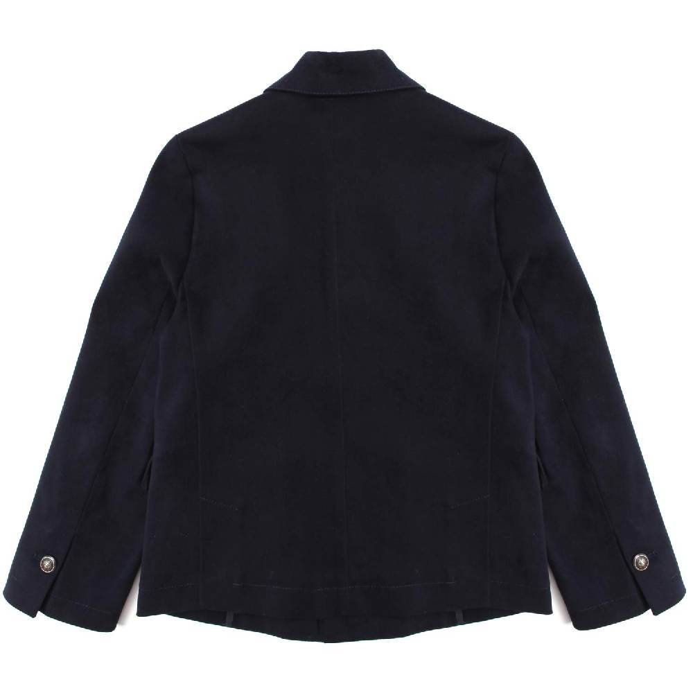 Nupkeet Lupo blu – Giacca doppiopetto in cotone Nuovo