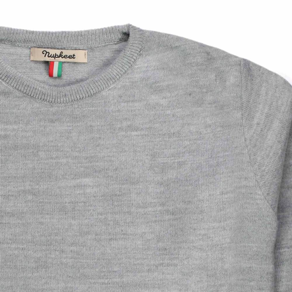 Nupkeet Cigno grigio chiaro – Pullover in tricot bambino e teenager Soddisfazione Garantita