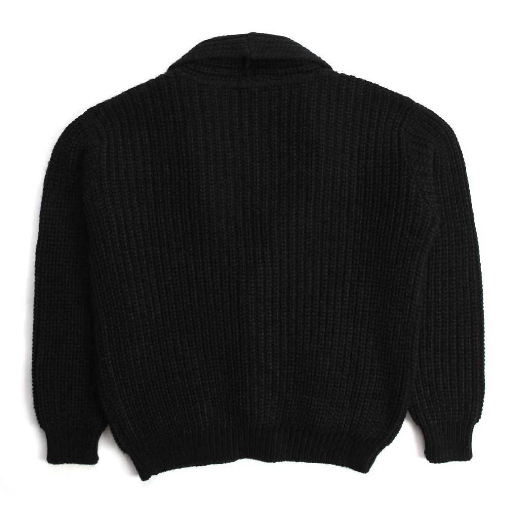 Nupkeet Ghepardo nero – Giacca in tricot a coste Negozi Online
