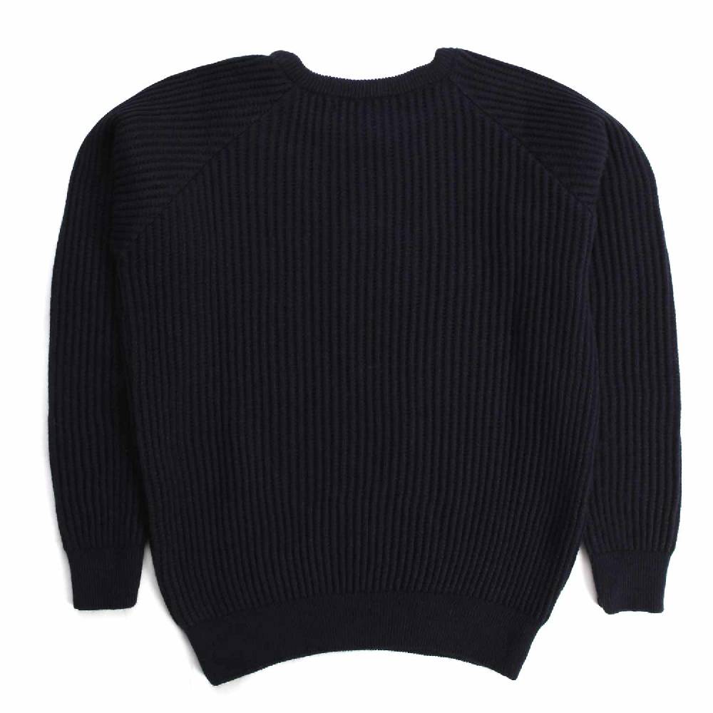 Nupkeet Aquila blu scuro – Pullover in tricot a coste Consegna Veloce