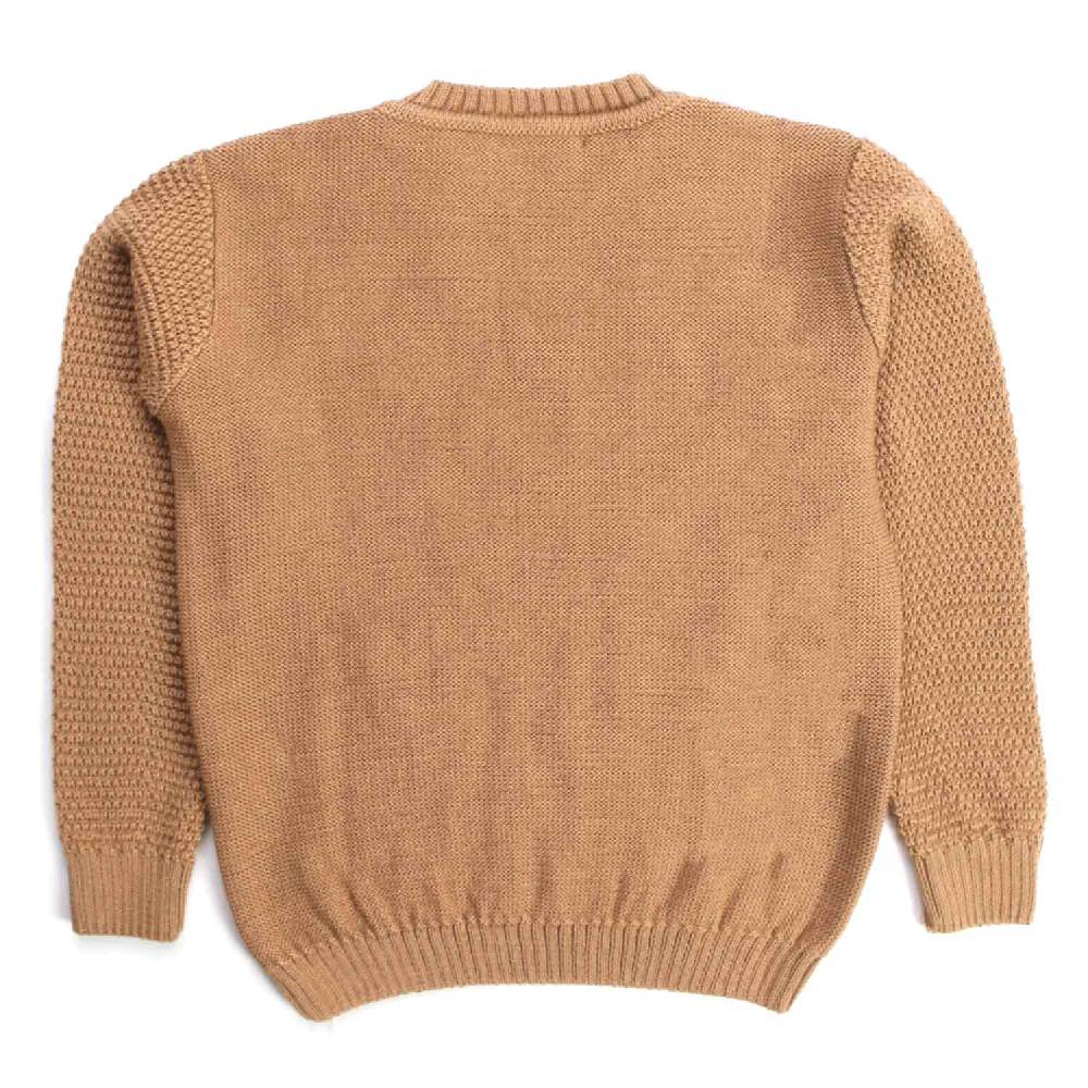 Nupkeet Faina cammello – Pullover in tricot con trecce Affare Del Giorno