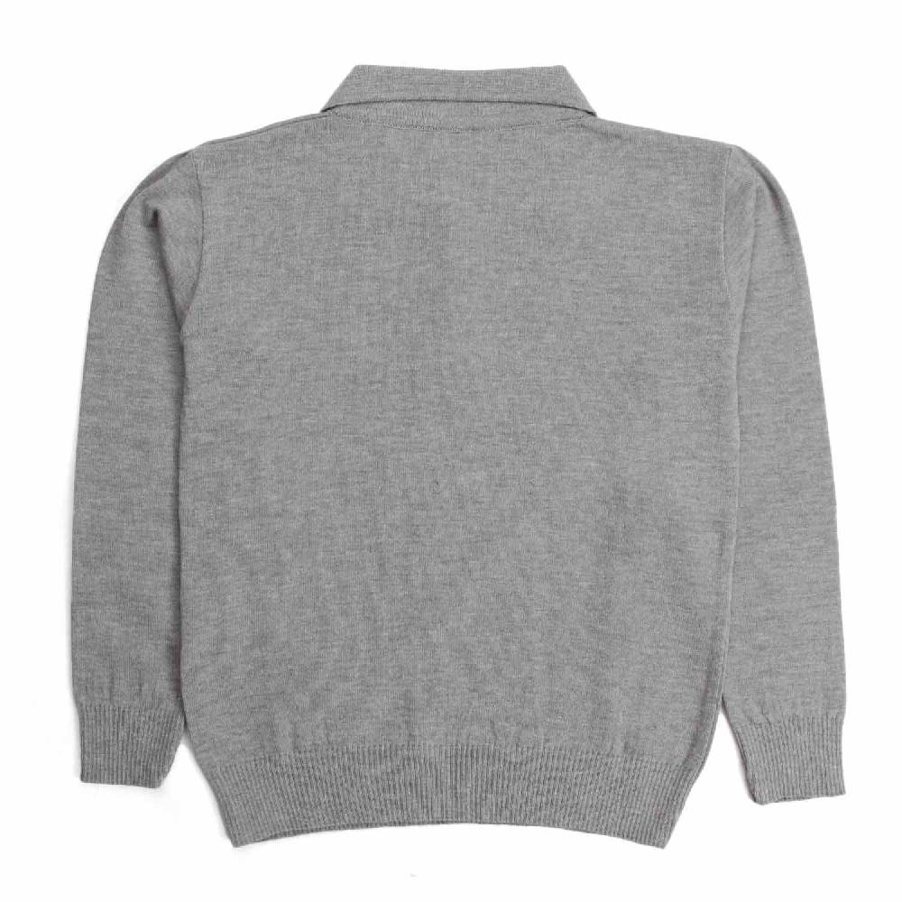 Nupkeet Gnu grigio chiaro – Polo in tricot stretch Novità