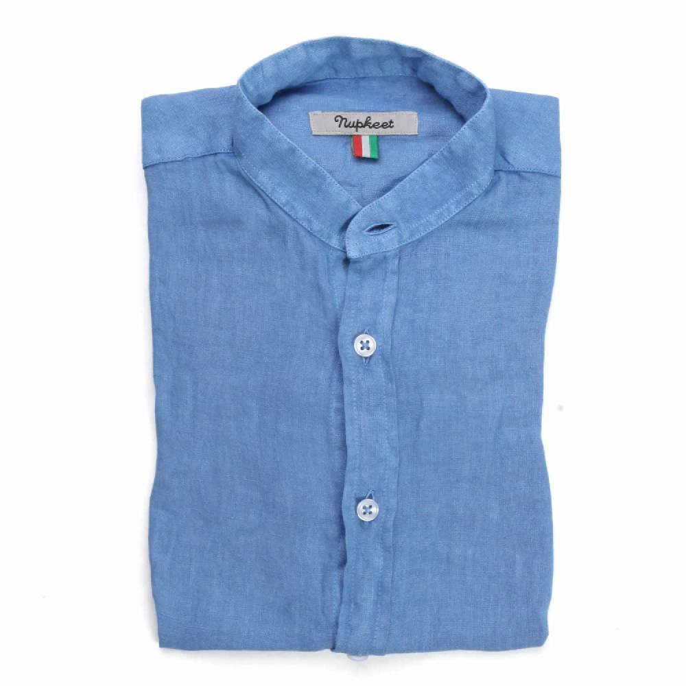 Nupkeet Camicia Genziana Indaco In vendita