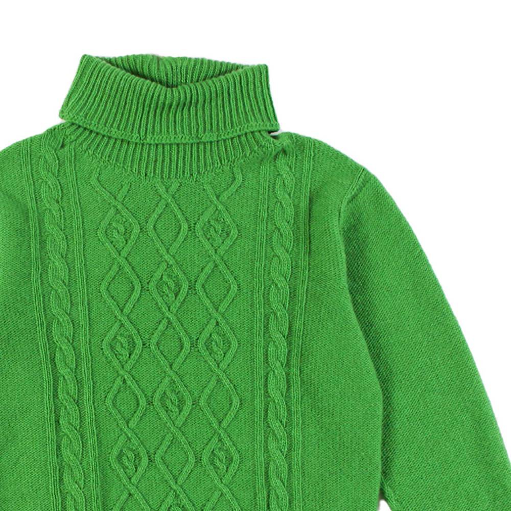 Nupkeet Pullover Collo Alto Verde – Osiglia Prezzo Ridotto