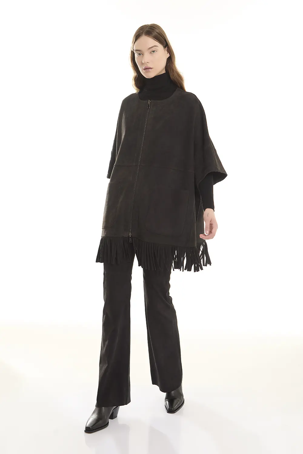P.A.R.O.S.H. CAPPOTTO IN SUEDE Consegna Veloce