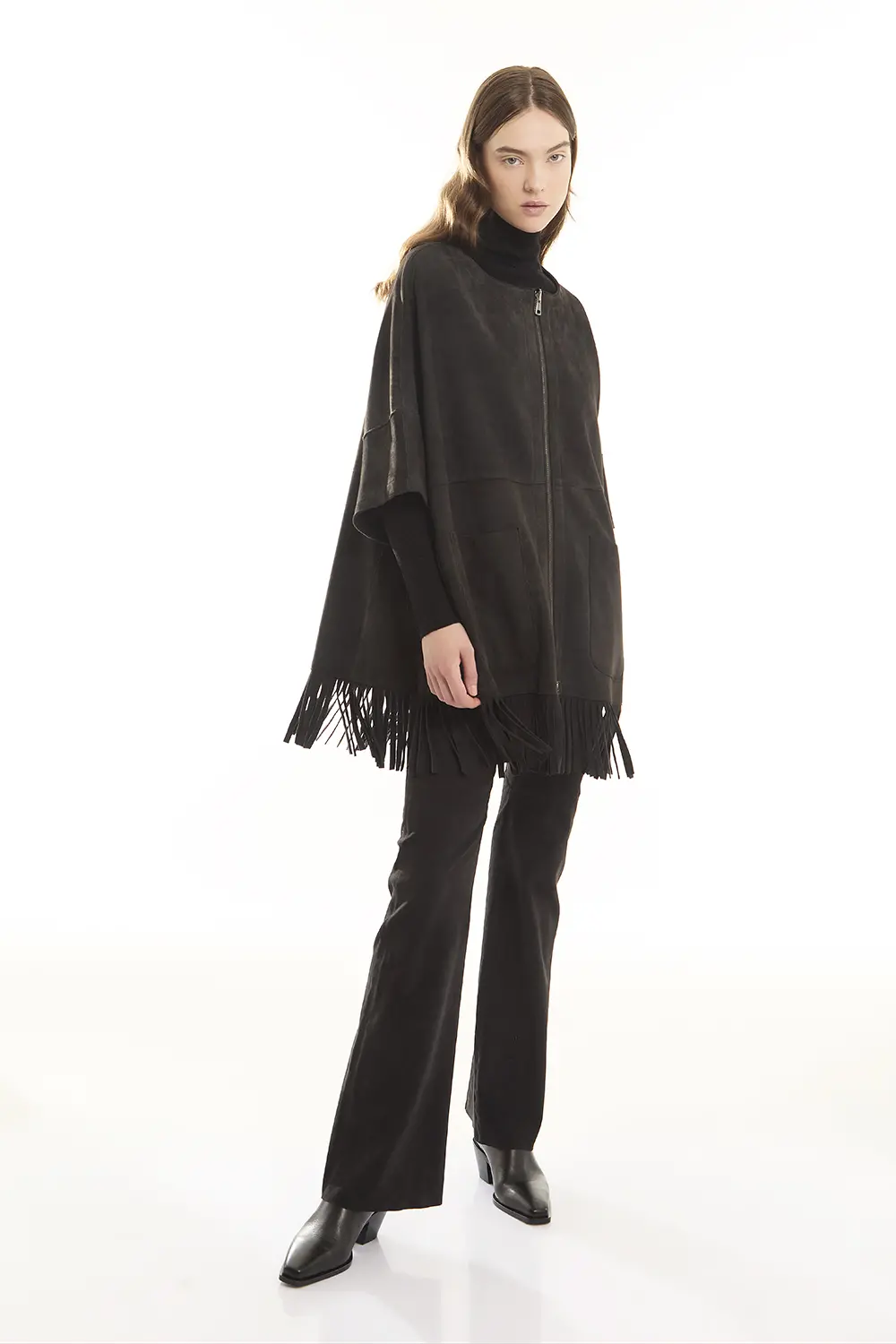 P.A.R.O.S.H. CAPPOTTO IN SUEDE Consegna Veloce