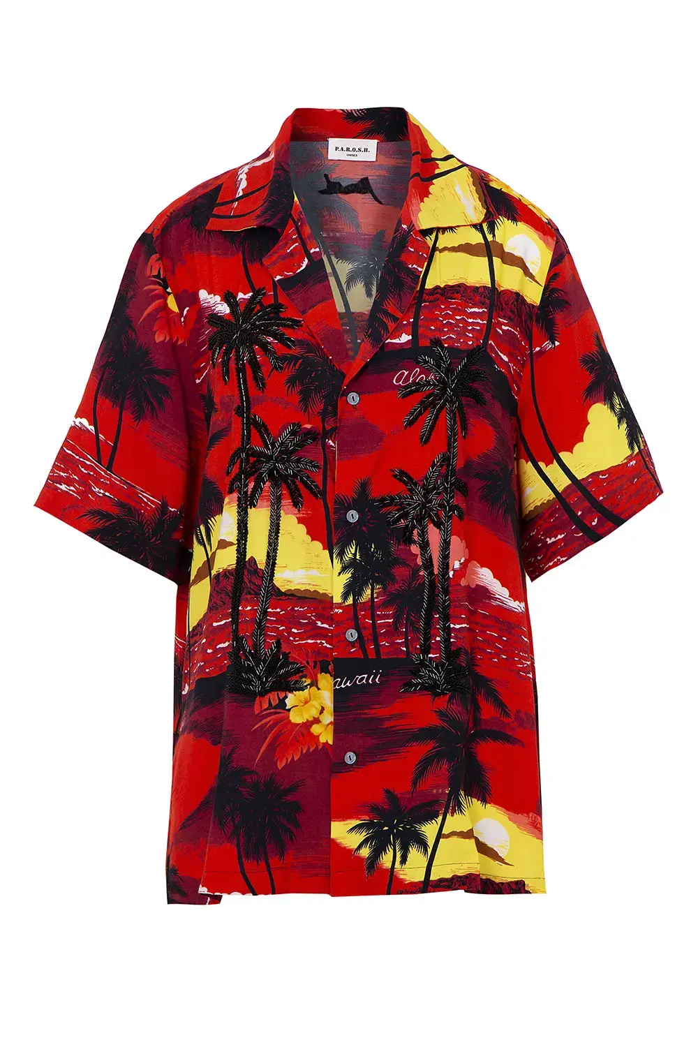 P.A.R.O.S.H. CAMICIA CON PALME Qualità