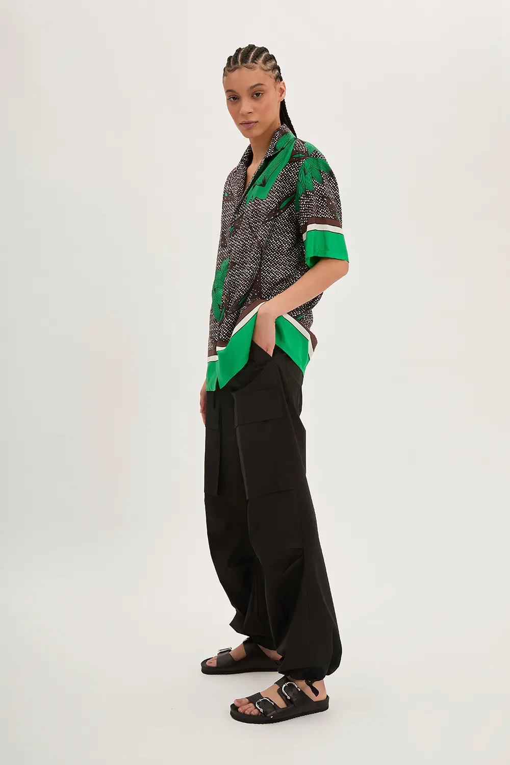 P.A.R.O.S.H. CAMICIA STAMPA WAX Spedizione Gratuita
