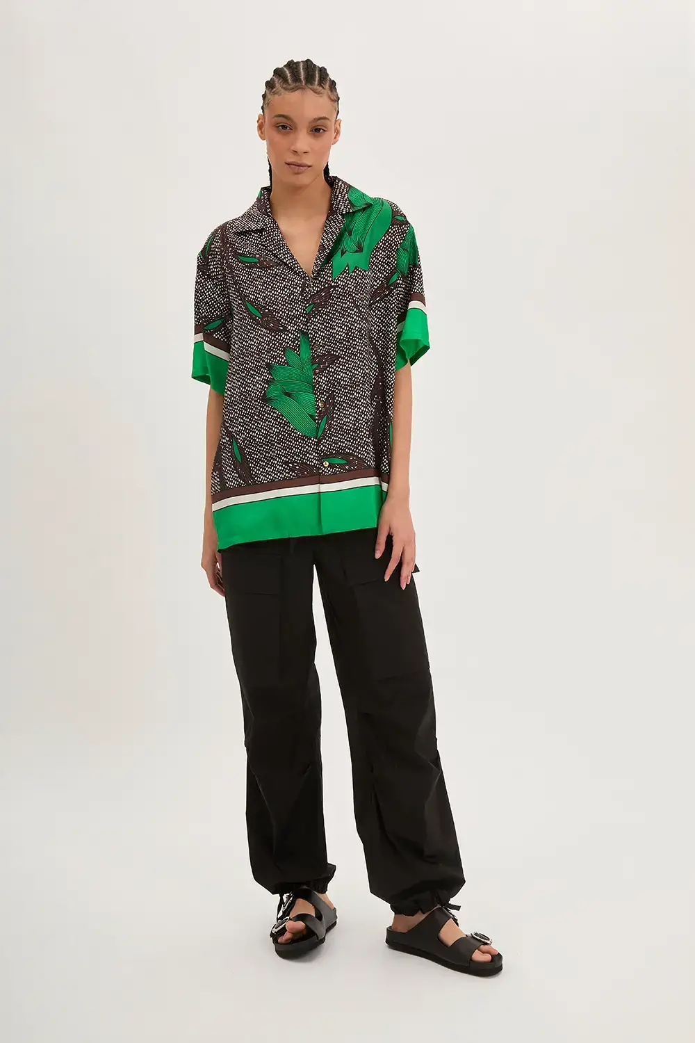 P.A.R.O.S.H. CAMICIA STAMPA WAX Spedizione Gratuita