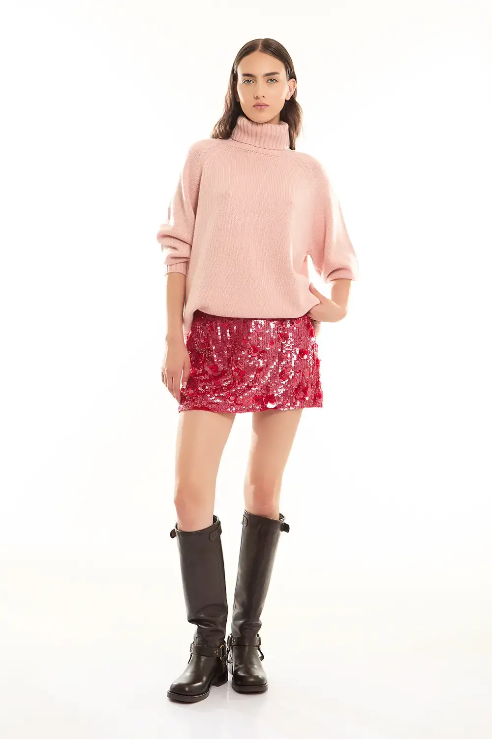 P.A.R.O.S.H. MINI GONNA PAILLETTES Vendite Flash