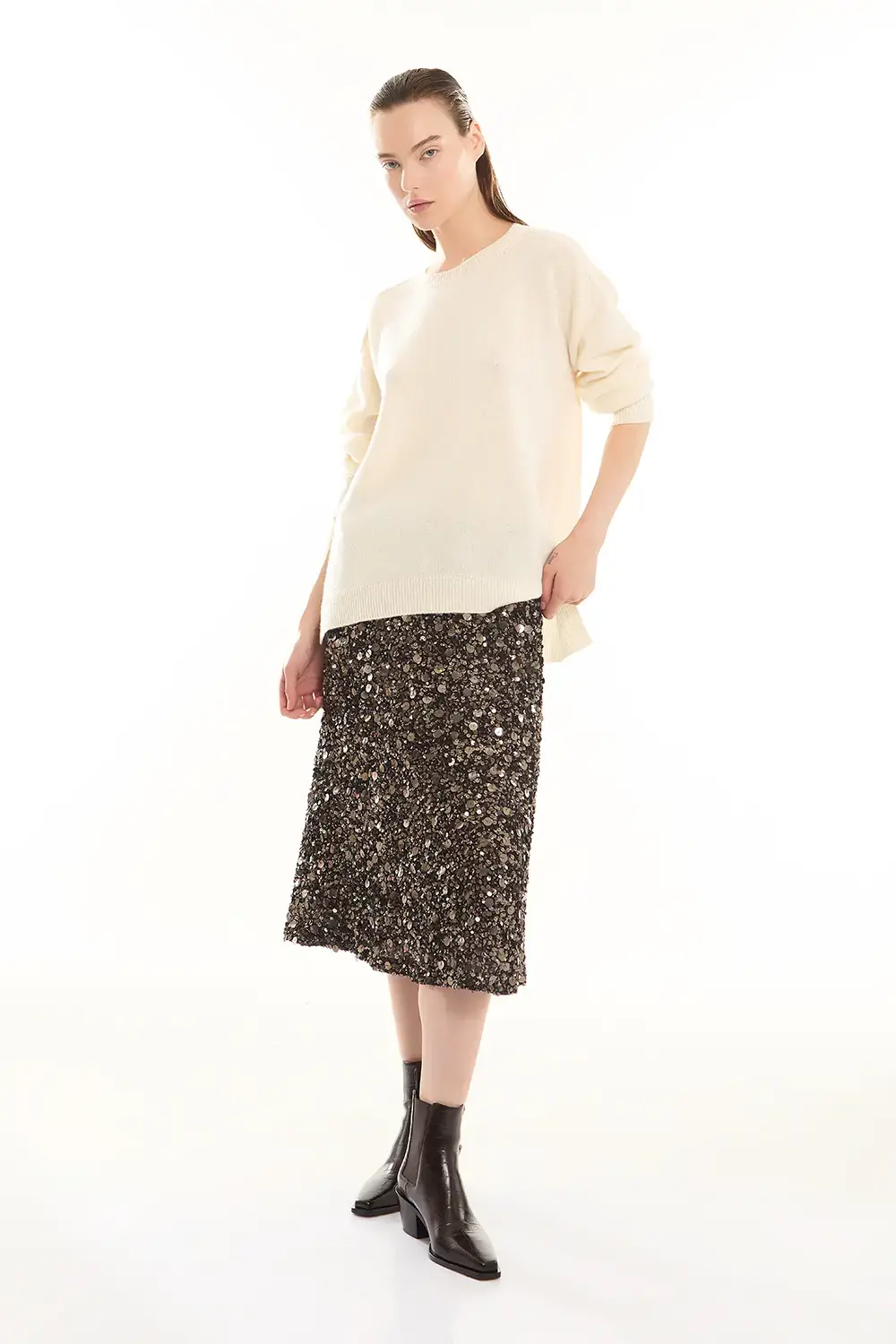 P.A.R.O.S.H. MAGLIA GIROCOLLO IN LANA Negozio