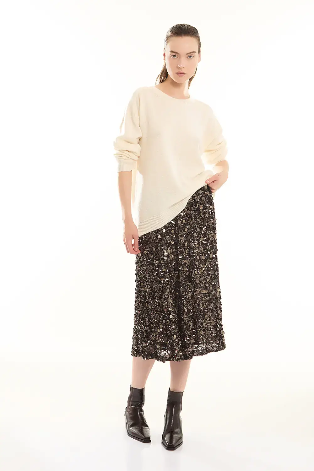 P.A.R.O.S.H. MAGLIA GIROCOLLO IN LANA Negozio