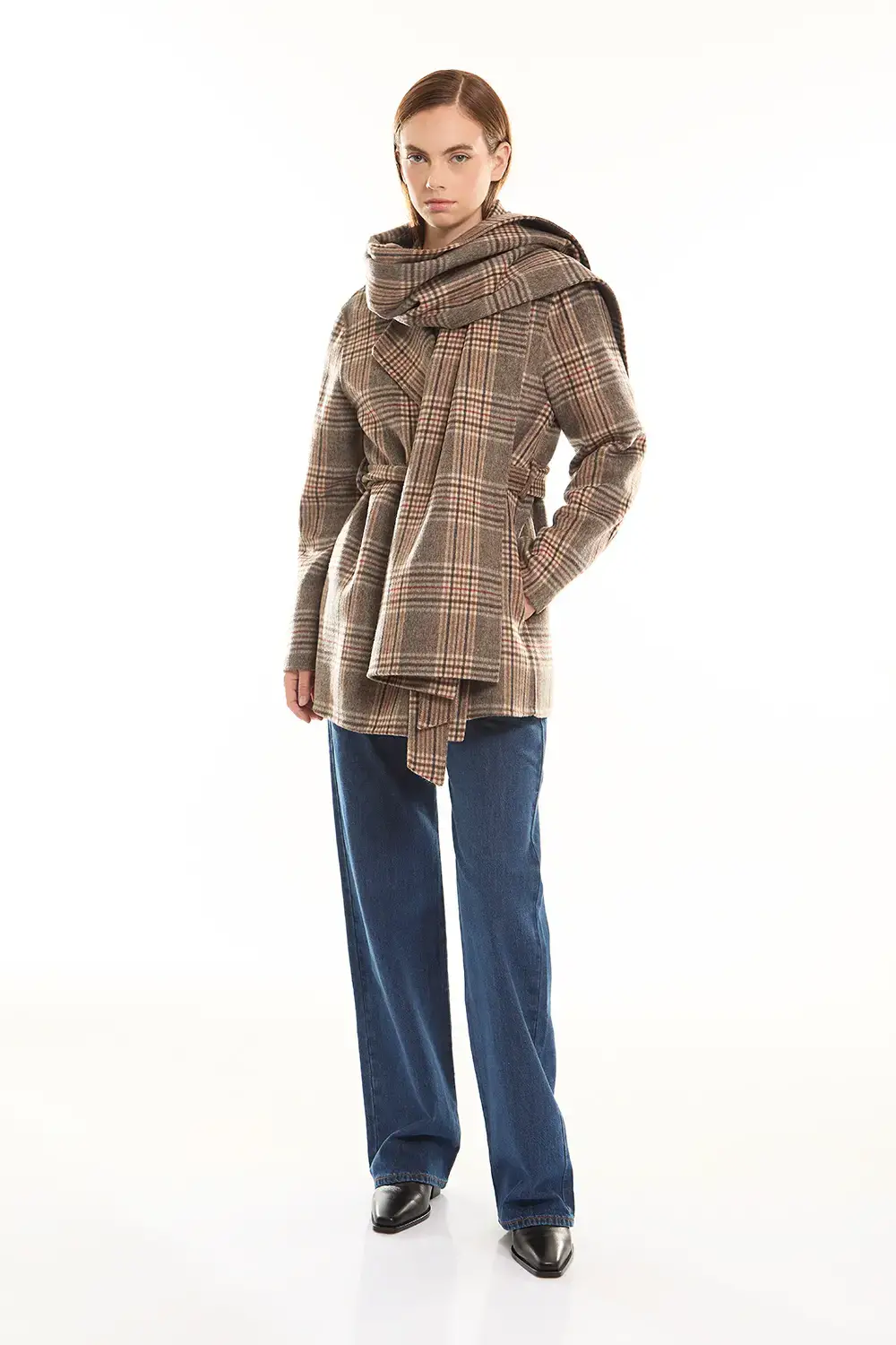P.A.R.O.S.H. CAPPOTTO CHECK Prezzo Ridotto