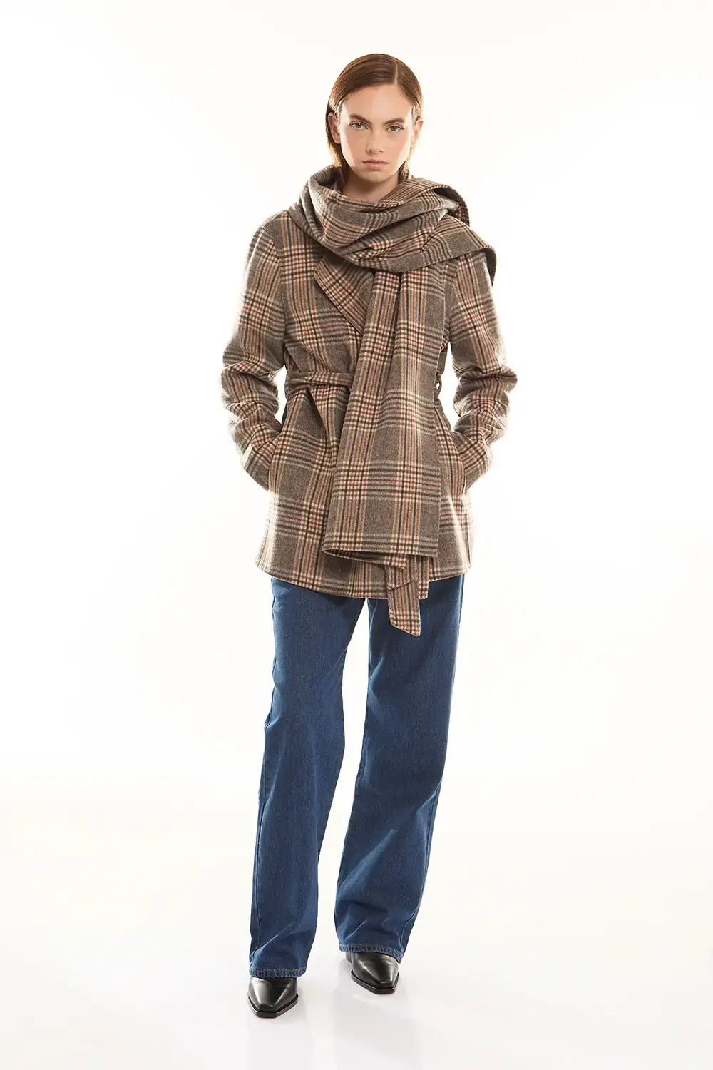 P.A.R.O.S.H. CAPPOTTO CHECK Prezzo Ridotto