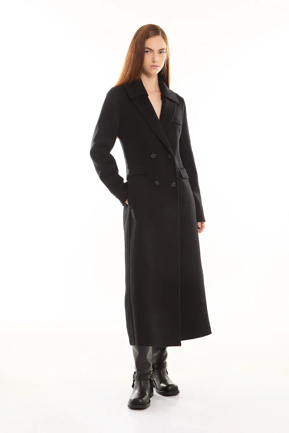P.A.R.O.S.H. CAPPOTTO COLLO IN MAGLIA Novità