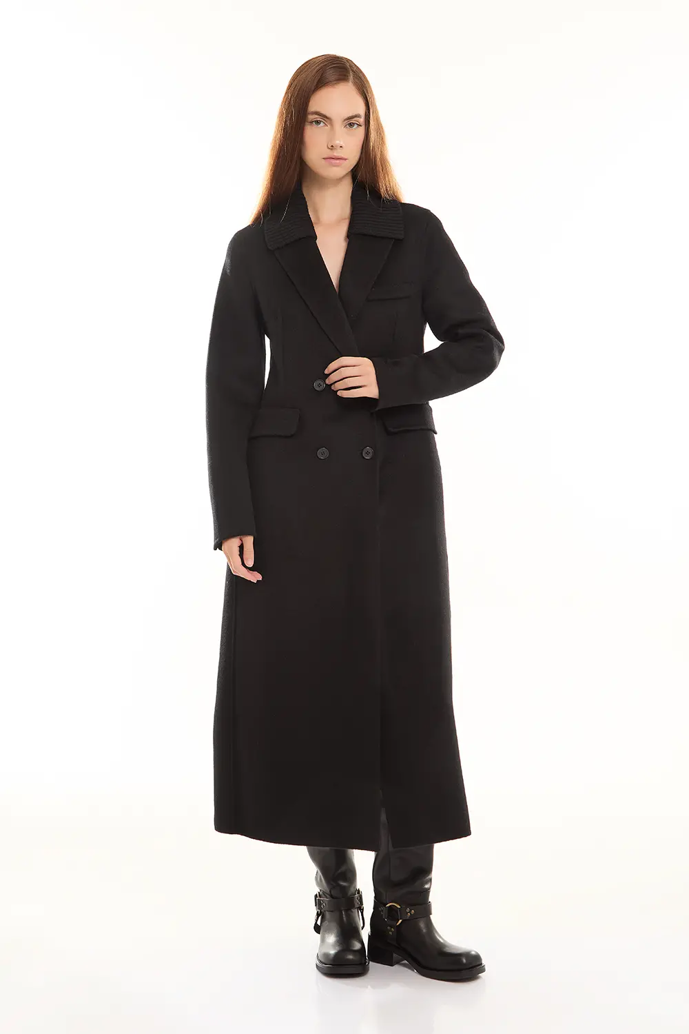 P.A.R.O.S.H. CAPPOTTO COLLO IN MAGLIA Novità