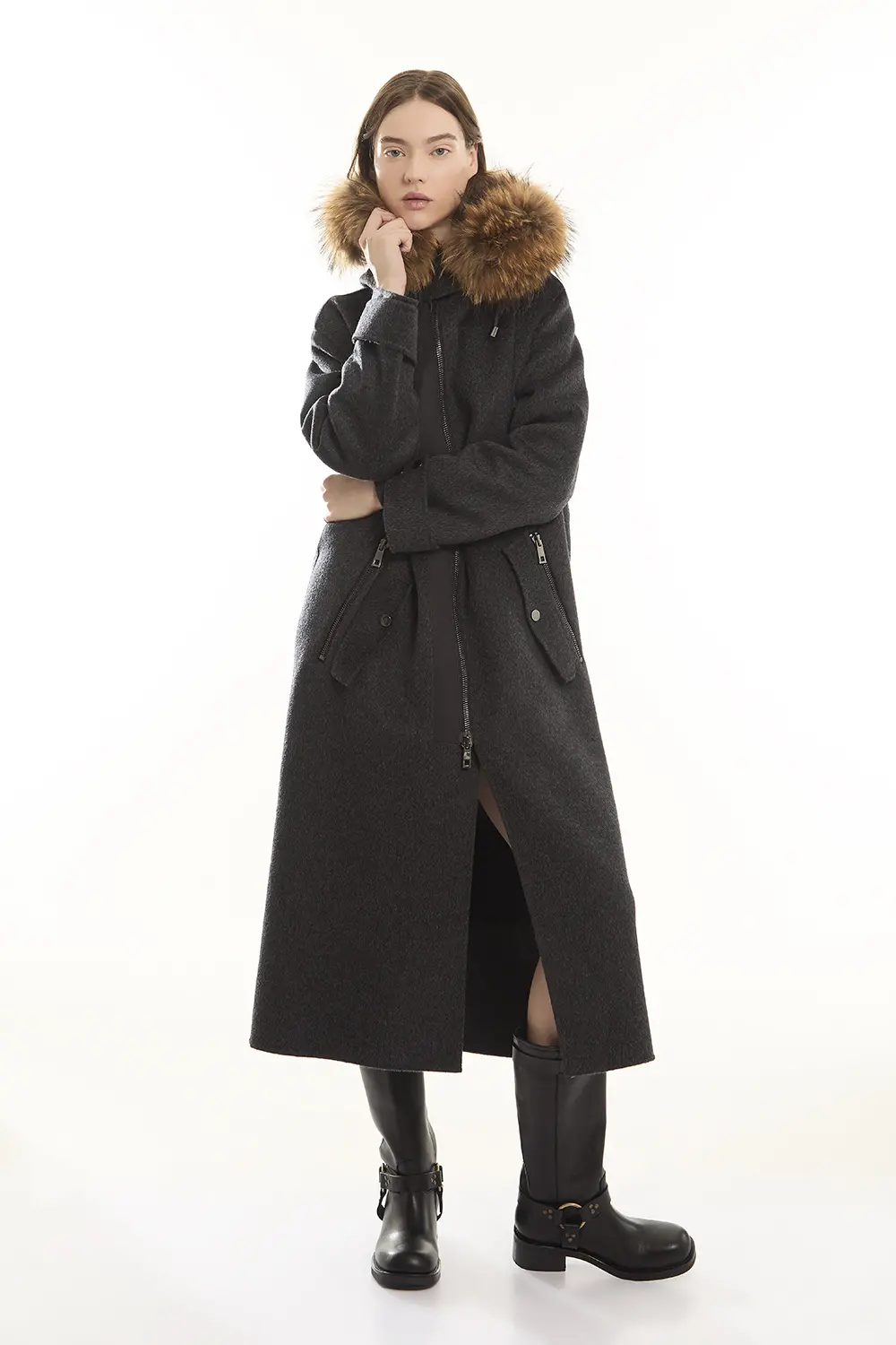 P.A.R.O.S.H. PARKA IN LANA In Vendita
