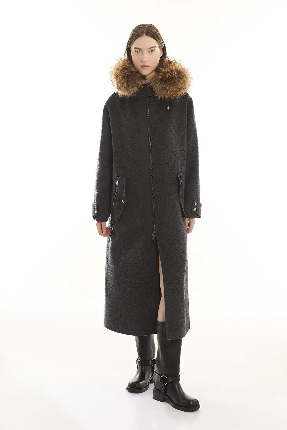 P.A.R.O.S.H. PARKA IN LANA In Vendita