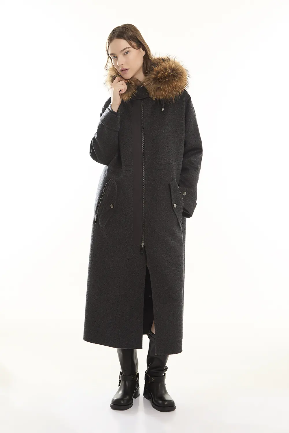 P.A.R.O.S.H. PARKA IN LANA In Vendita