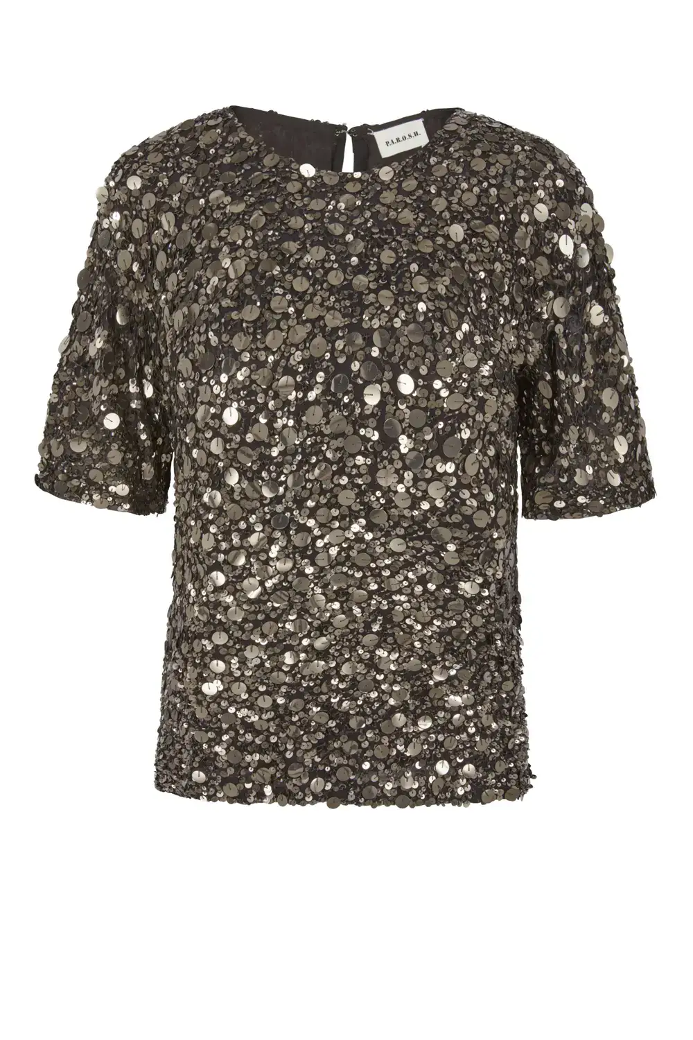 P.A.R.O.S.H. BLUSA FULL PAILLETTES Vendita Calda