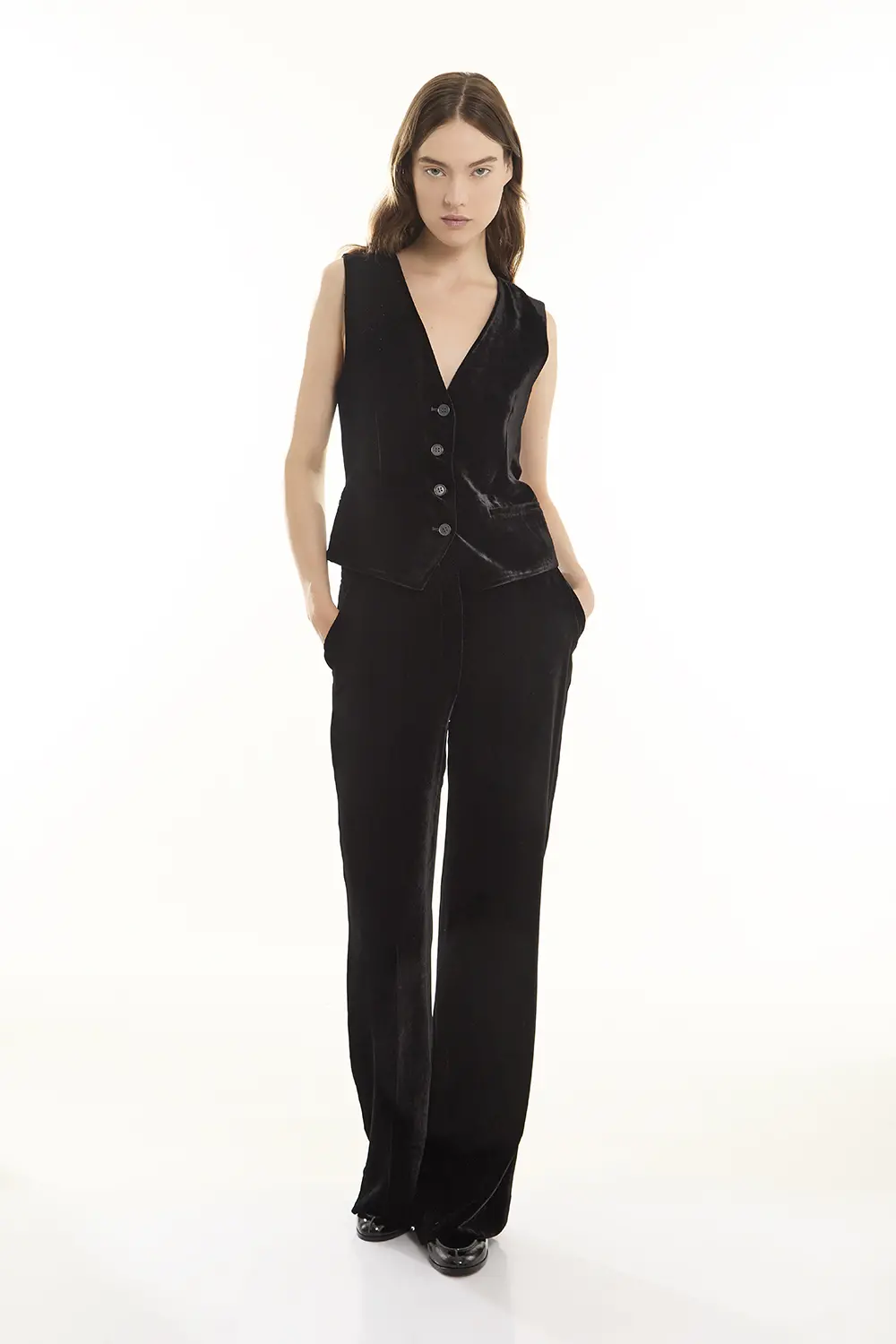 P.A.R.O.S.H. PANTALONE IN VELLUTO Pezzi Unici