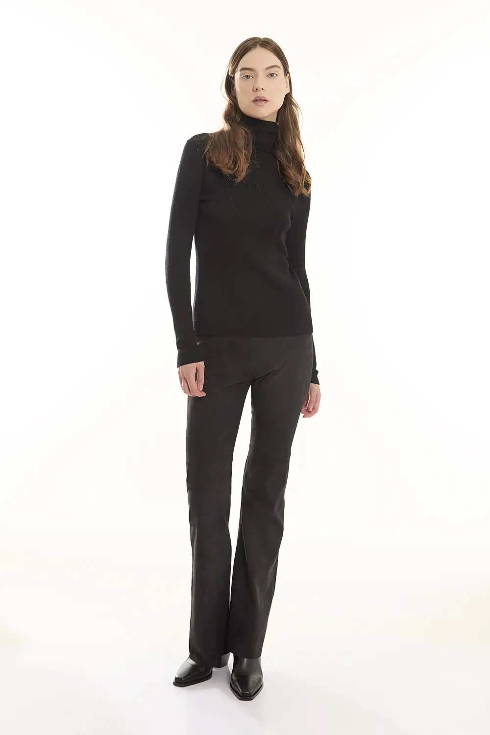 P.A.R.O.S.H. PANTALONE IN SUEDE Sottocosto