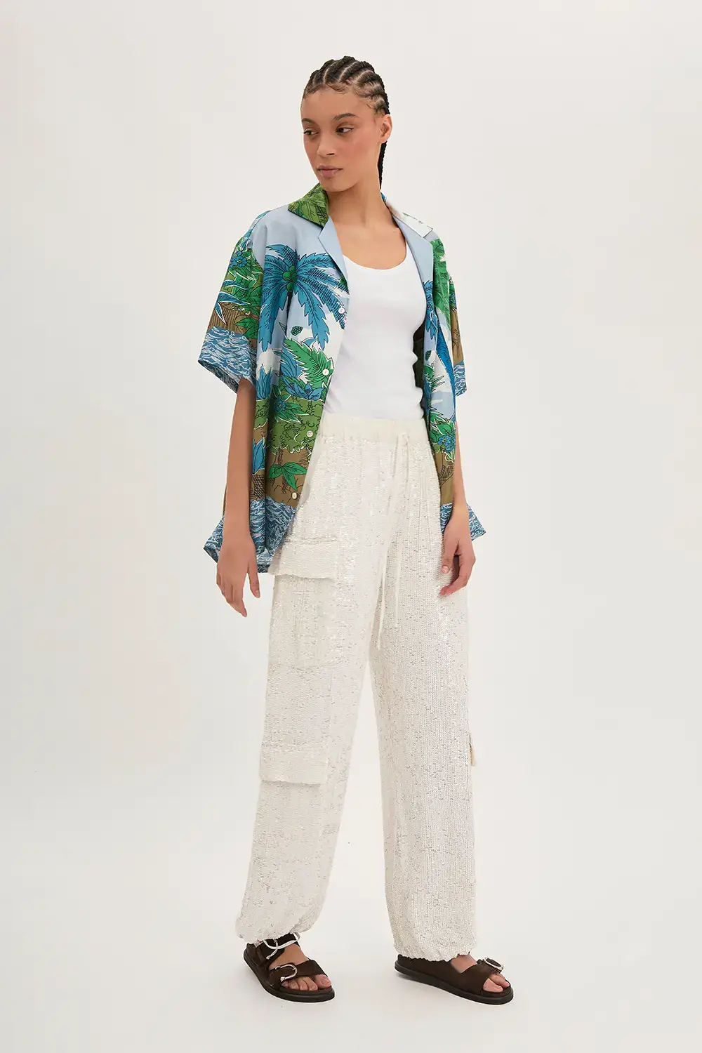 P.A.R.O.S.H. CARGO FULL PAILLETTES Moda