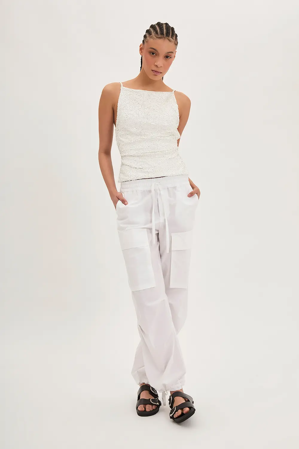 P.A.R.O.S.H. TOP FULL PAILLETTES In Linea