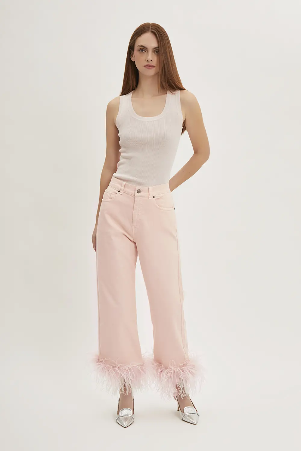 P.A.R.O.S.H. PANTALONE CON PIUME Qualità