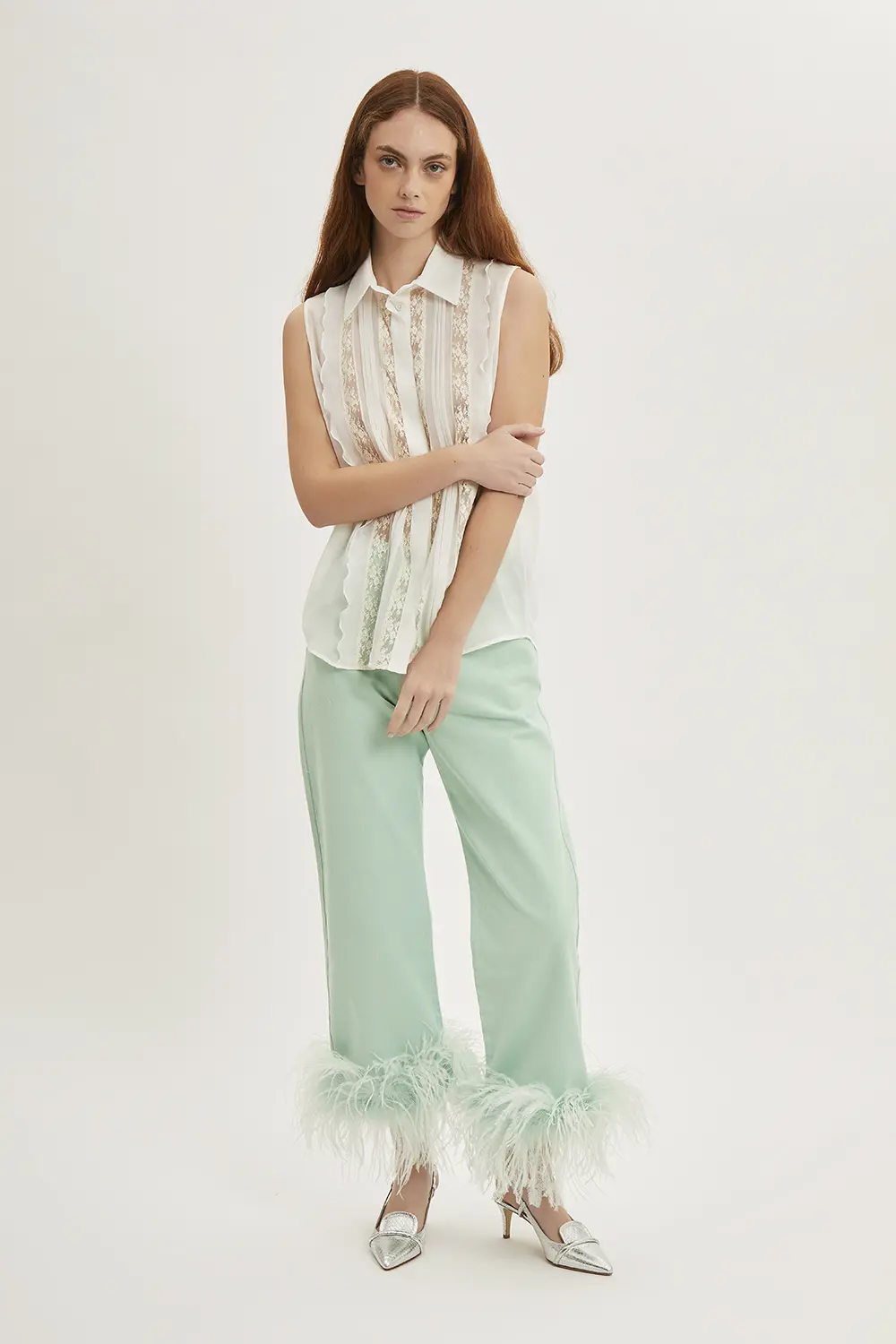 P.A.R.O.S.H. PANTALONE CON PIUME Vendita