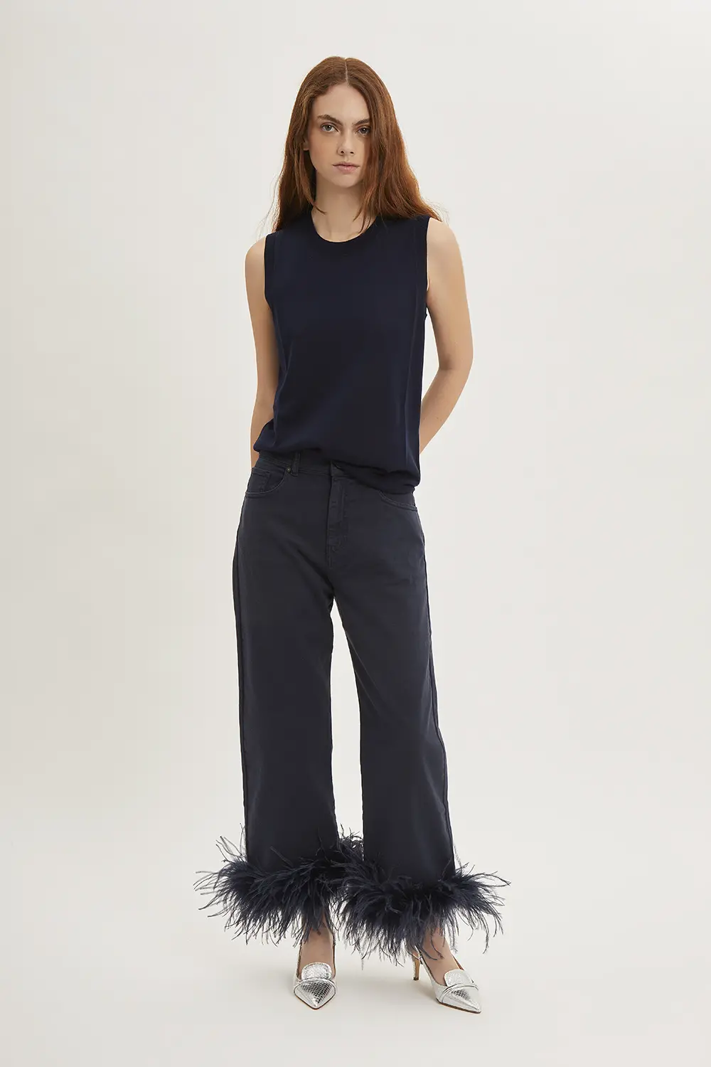 P.A.R.O.S.H. PANTALONE CON PIUME Promozione