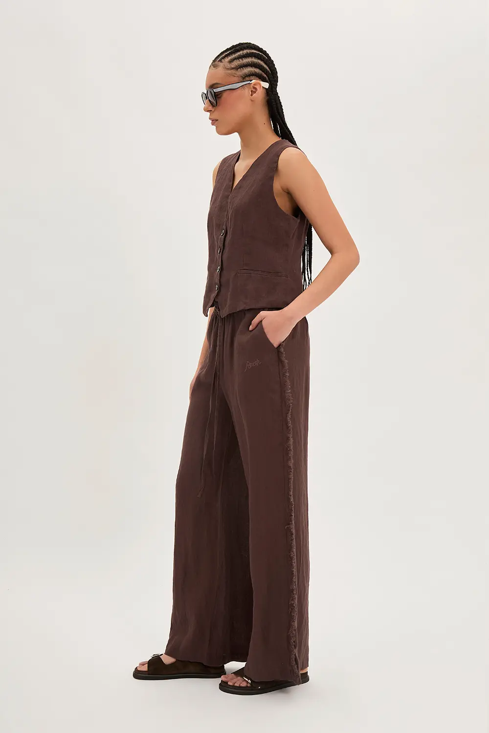 P.A.R.O.S.H. PANTALONI IN LINO Acquista Ora