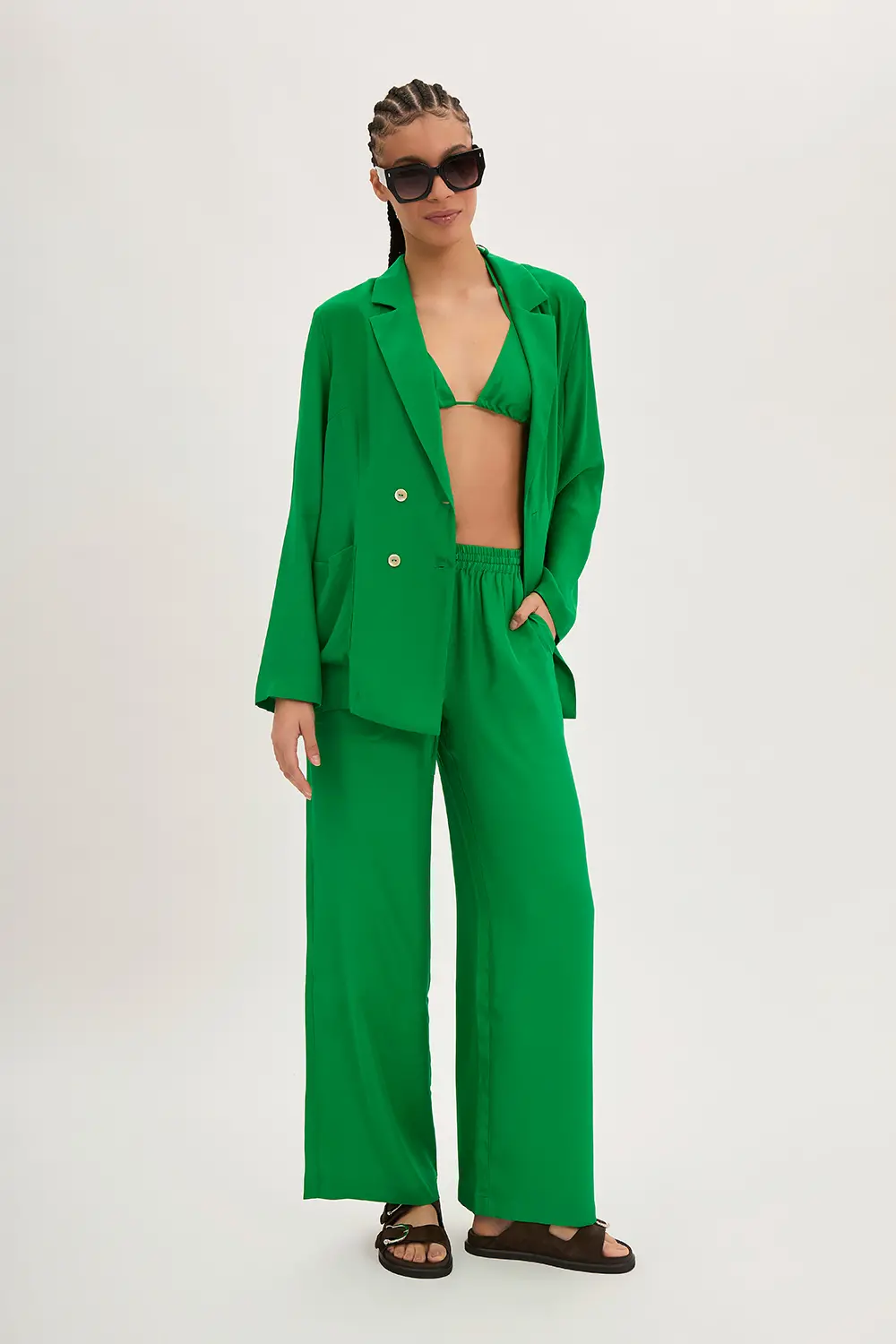 P.A.R.O.S.H. PANTALONE ENVER SATIN Consegna Veloce
