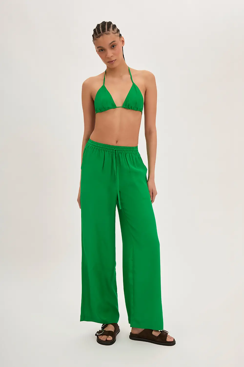 P.A.R.O.S.H. PANTALONE ENVER SATIN Consegna Veloce