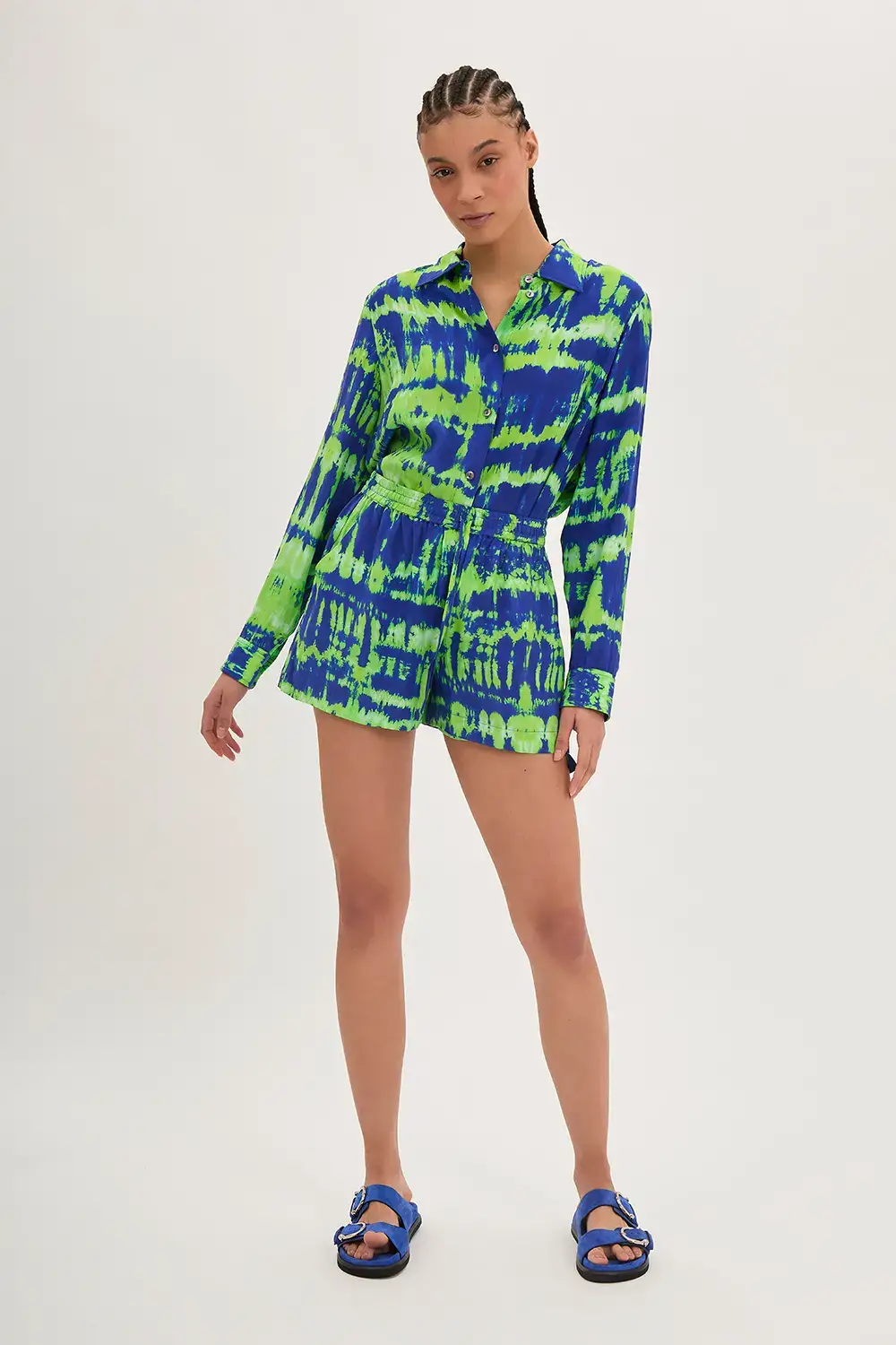 P.A.R.O.S.H. SHORTS TIE-DYE Sottocosto