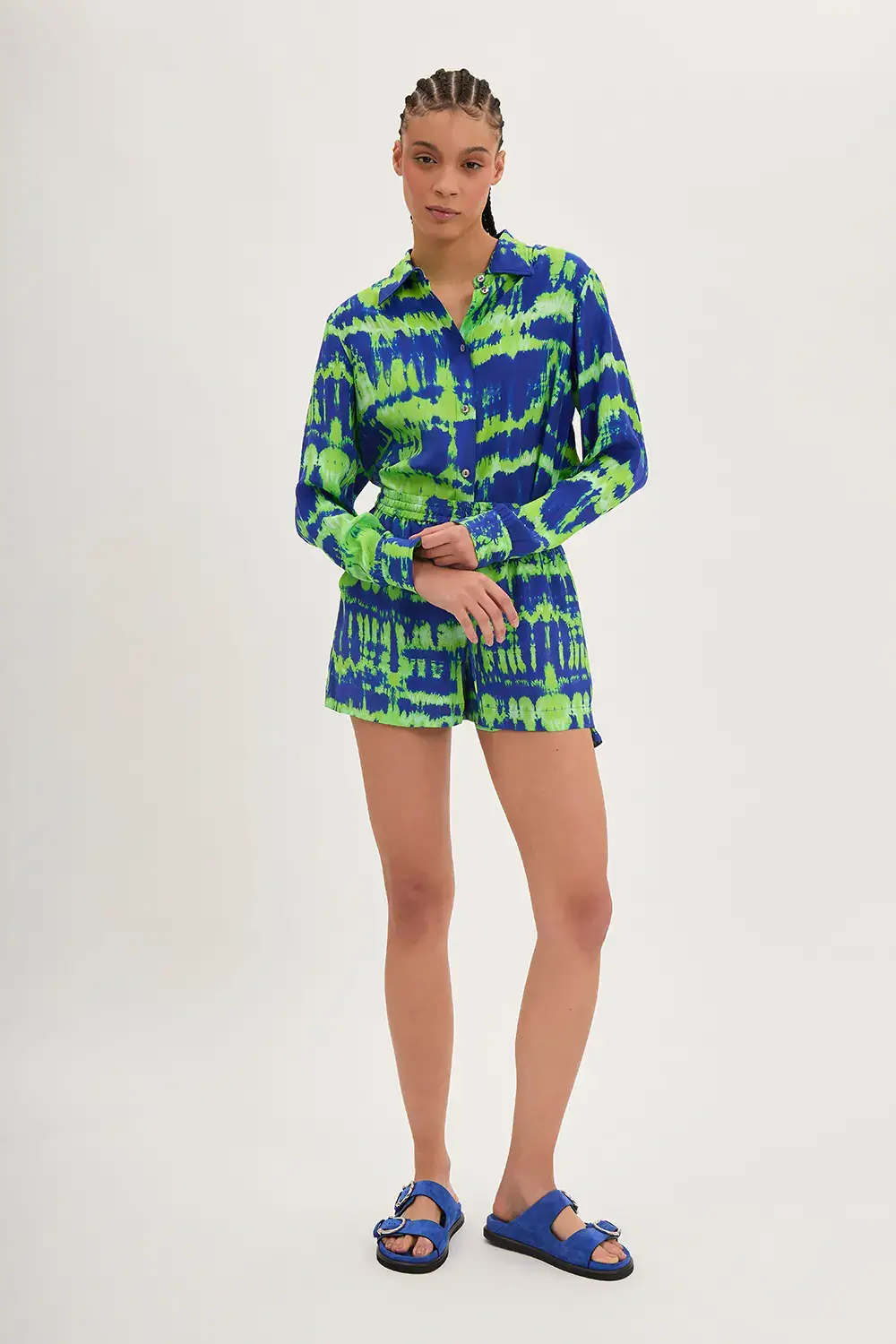 P.A.R.O.S.H. SHORTS TIE-DYE Sottocosto